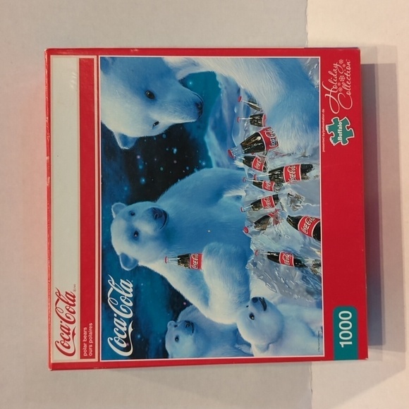 Buffalo Games Coca-Cola: Polar Bears Holiday Collection 1000 Piece Puzzle, New - Picture 1 of 6